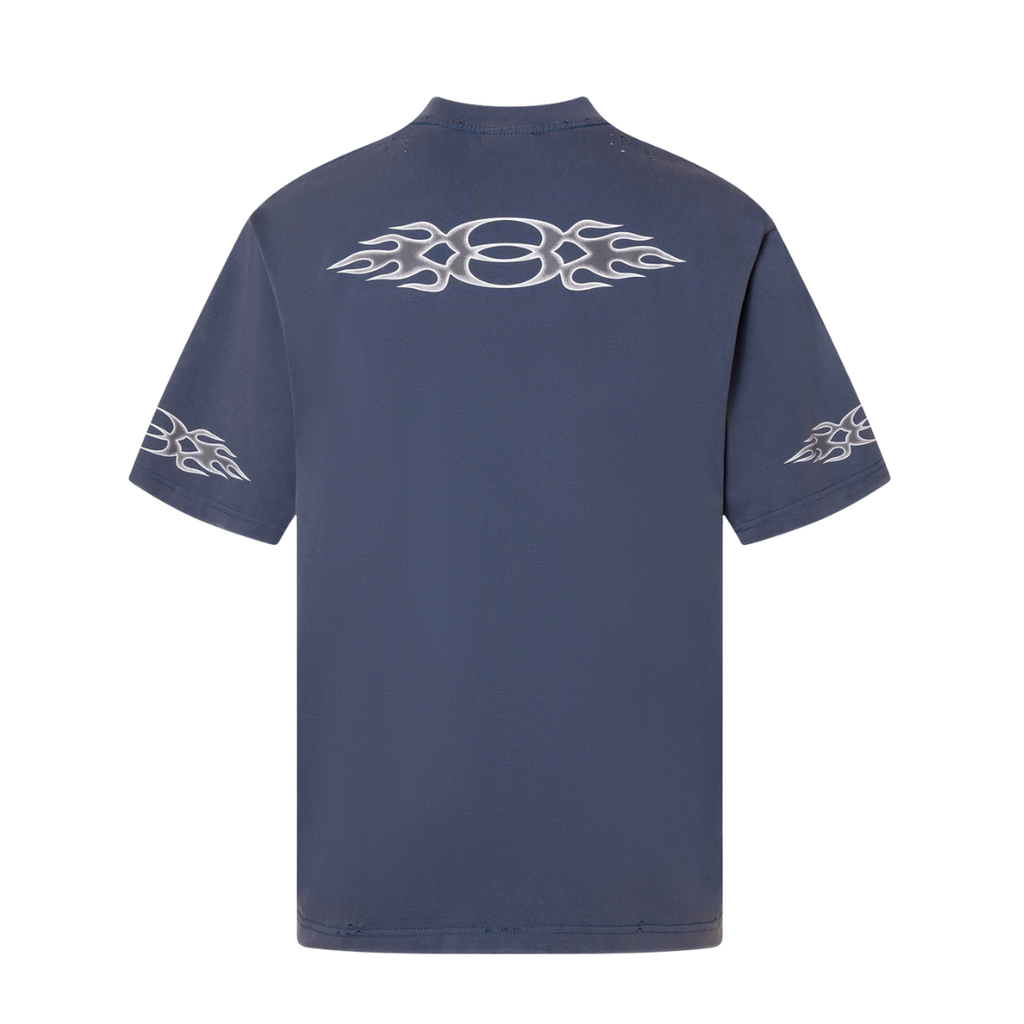 Balenciaga fire designed printed Tee