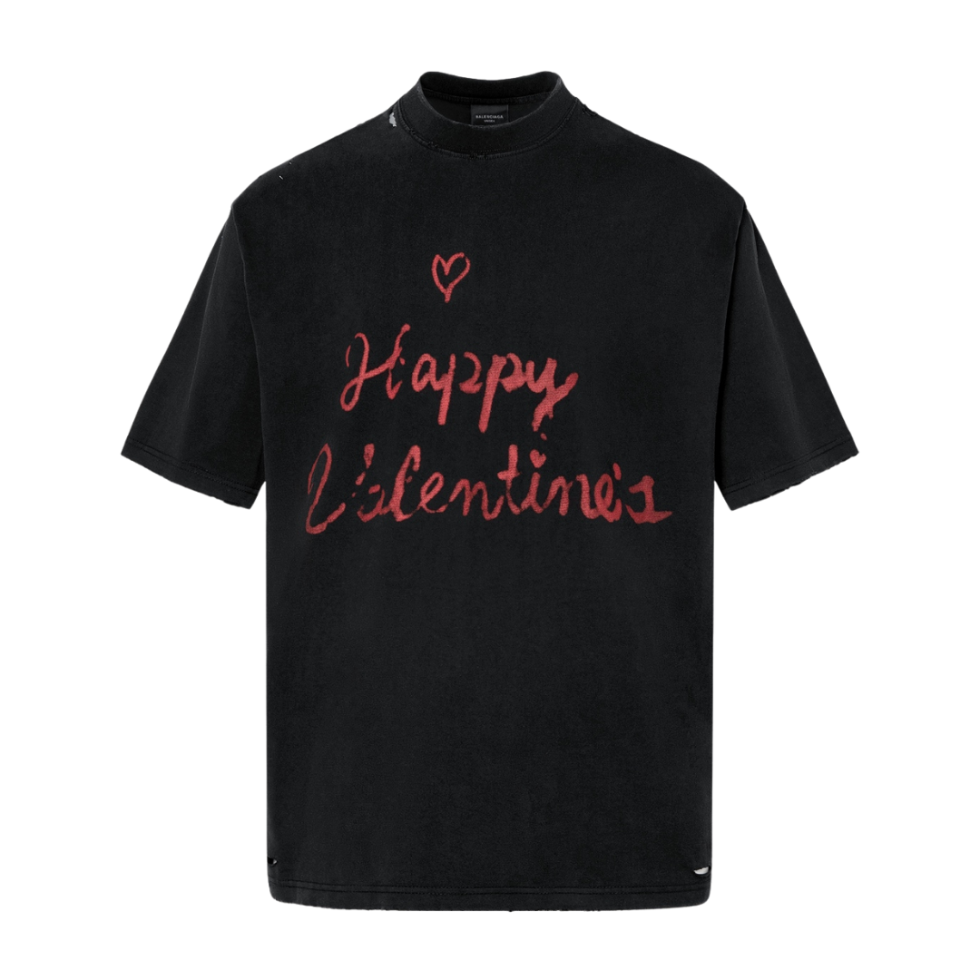 Balenciaga happy valentine Tee