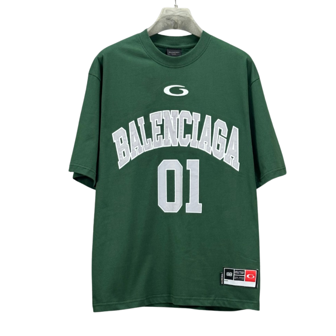 Balenciaga Sport 01 Embroidered Tee