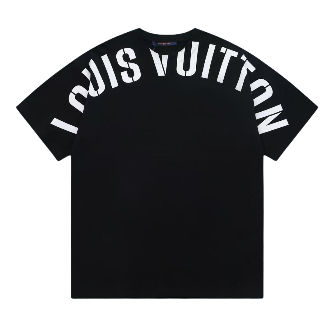 Louis Vuitton T-Shirt printed shoulder logo with back neck designed