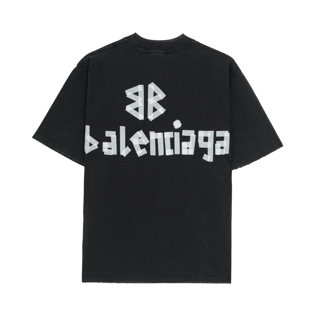 Balenciaga black tape logo Tee