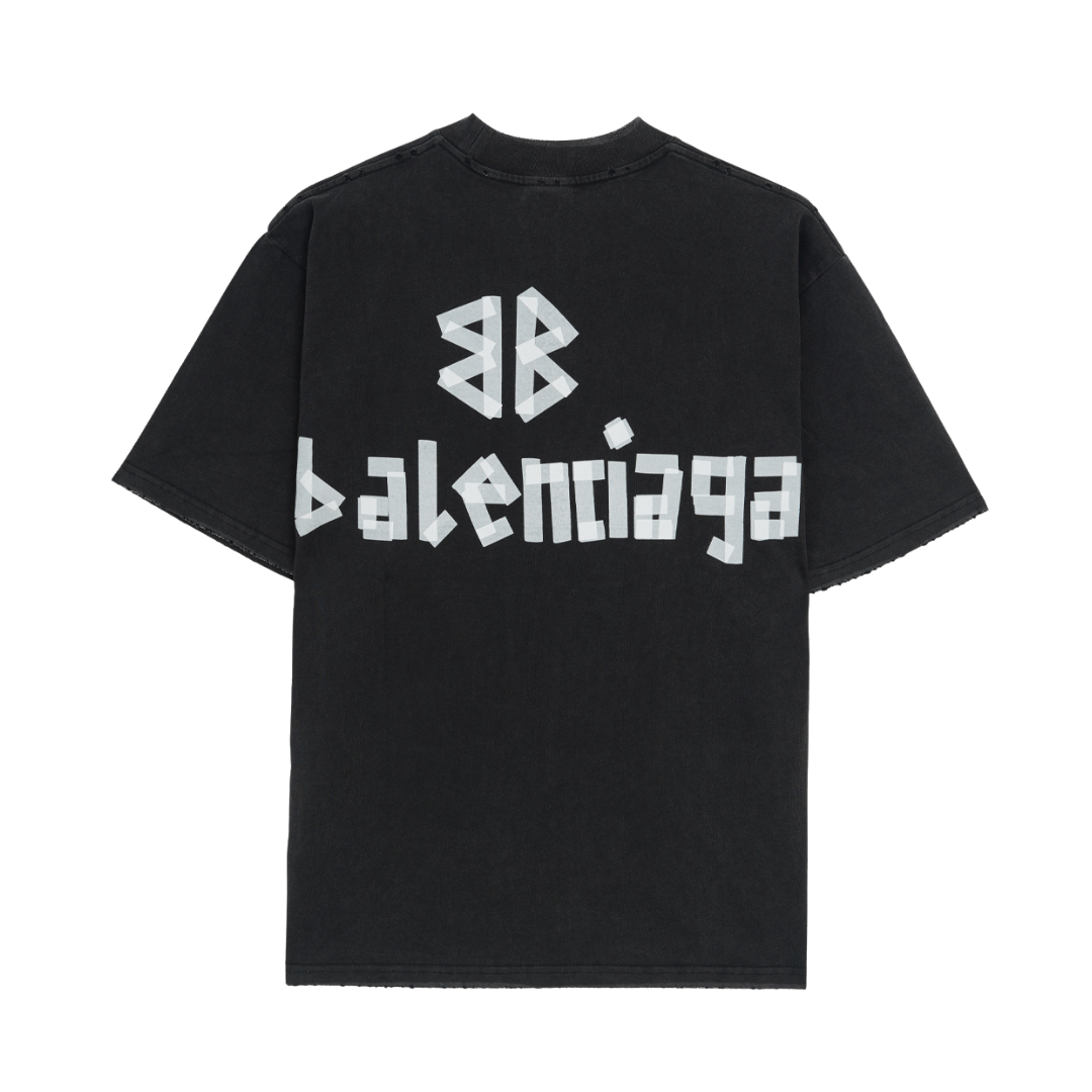 Balenciaga black tape logo Tee