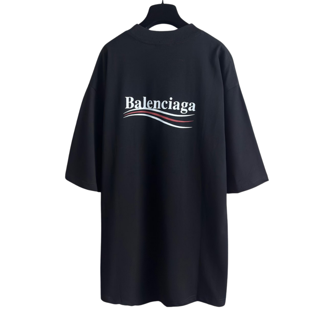 Balenciaga basic wave logo Tee