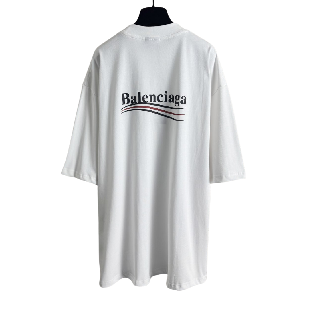 Balenciaga basic wave logo Tee