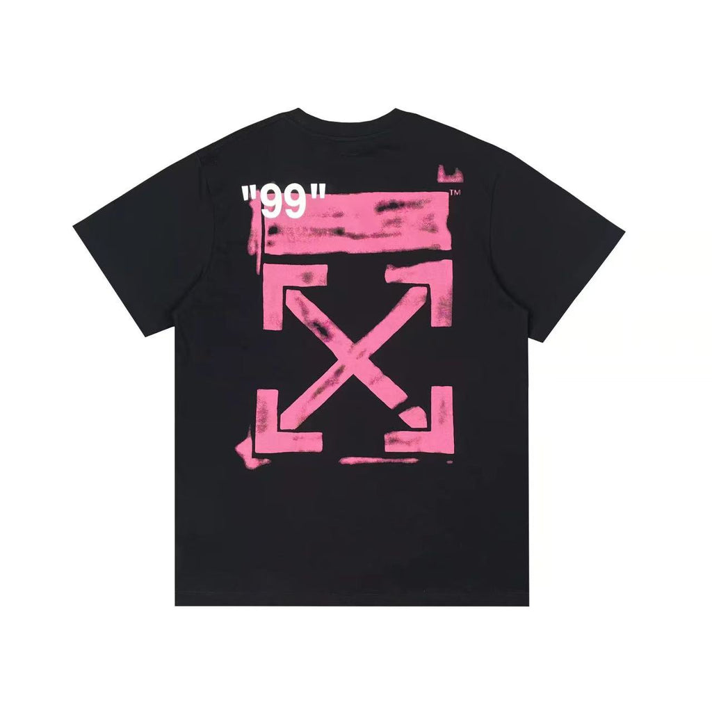 Off White Impressionism wording Tee