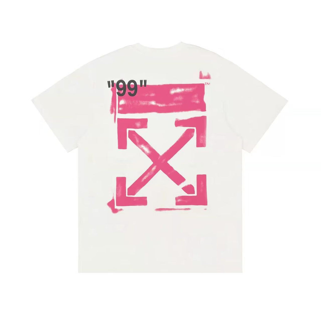 Off White Impressionism wording Tee