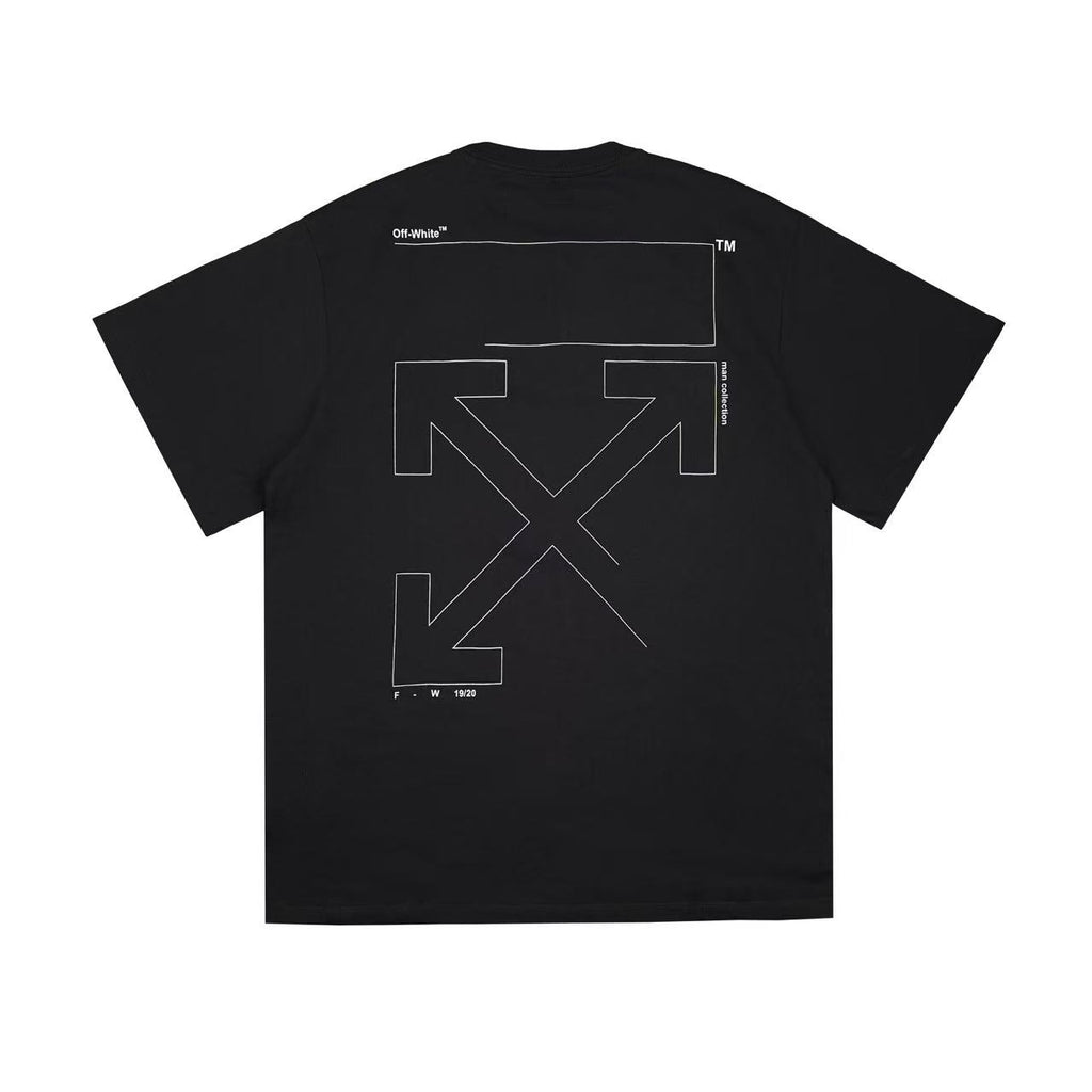 Off White white small wording logo
