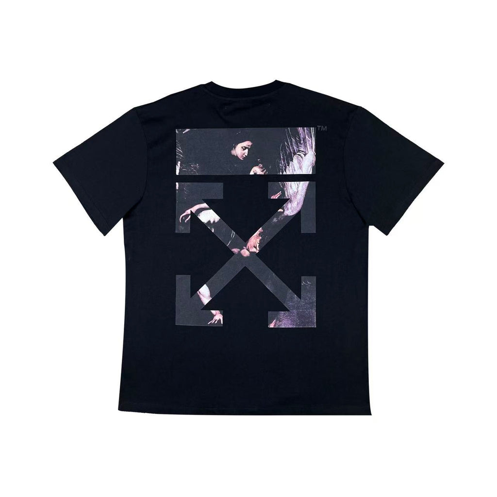 Off White neck small logo designed Tee