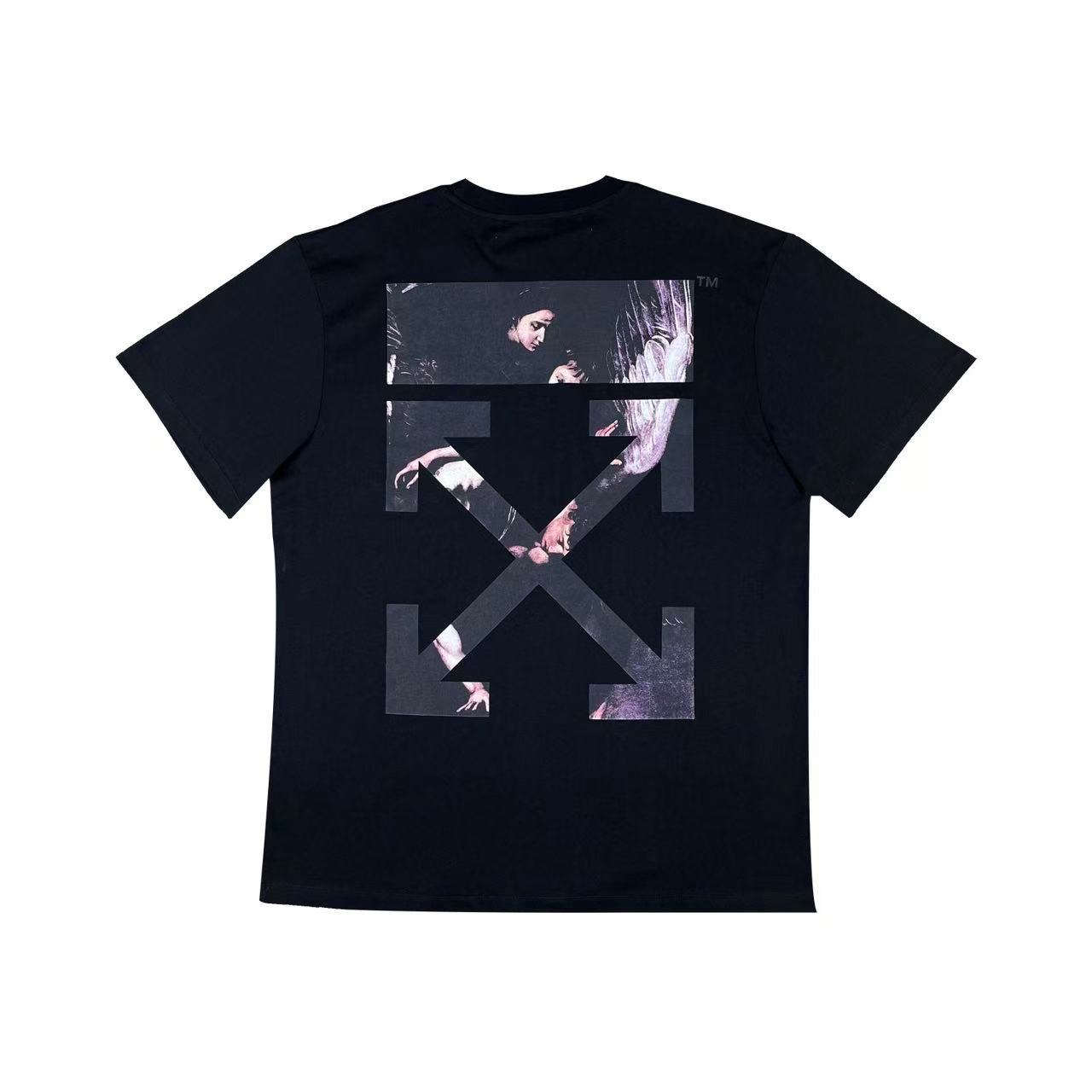 Off White neck small logo designed Tee