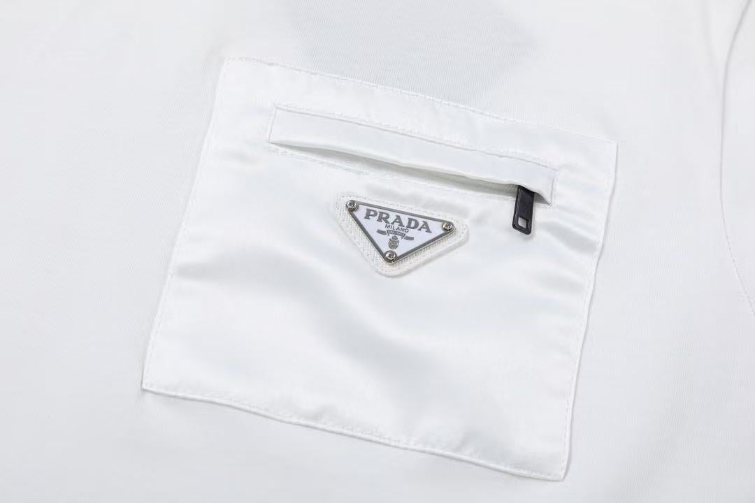 Prada zip pocket designed Tee