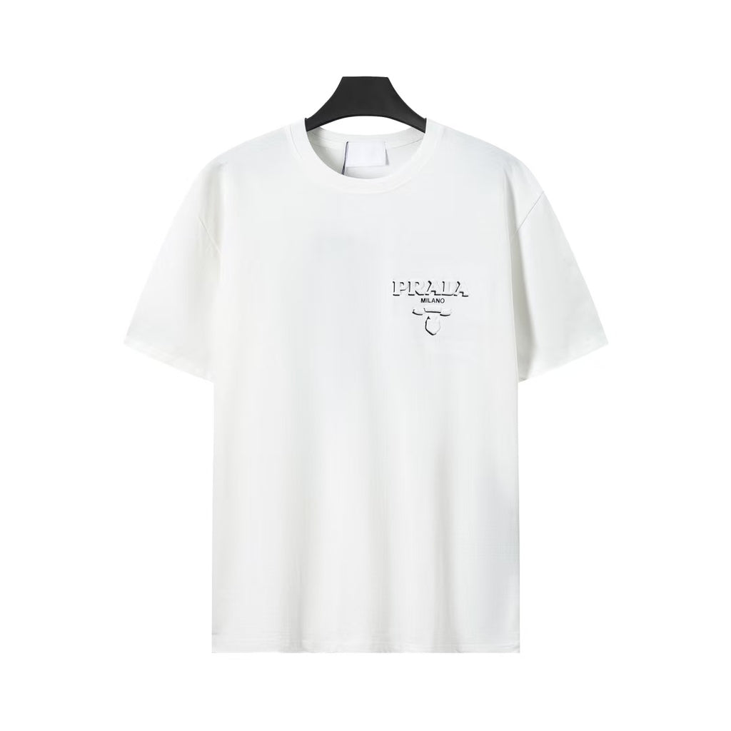 Prada basic printed rubble logo Tee