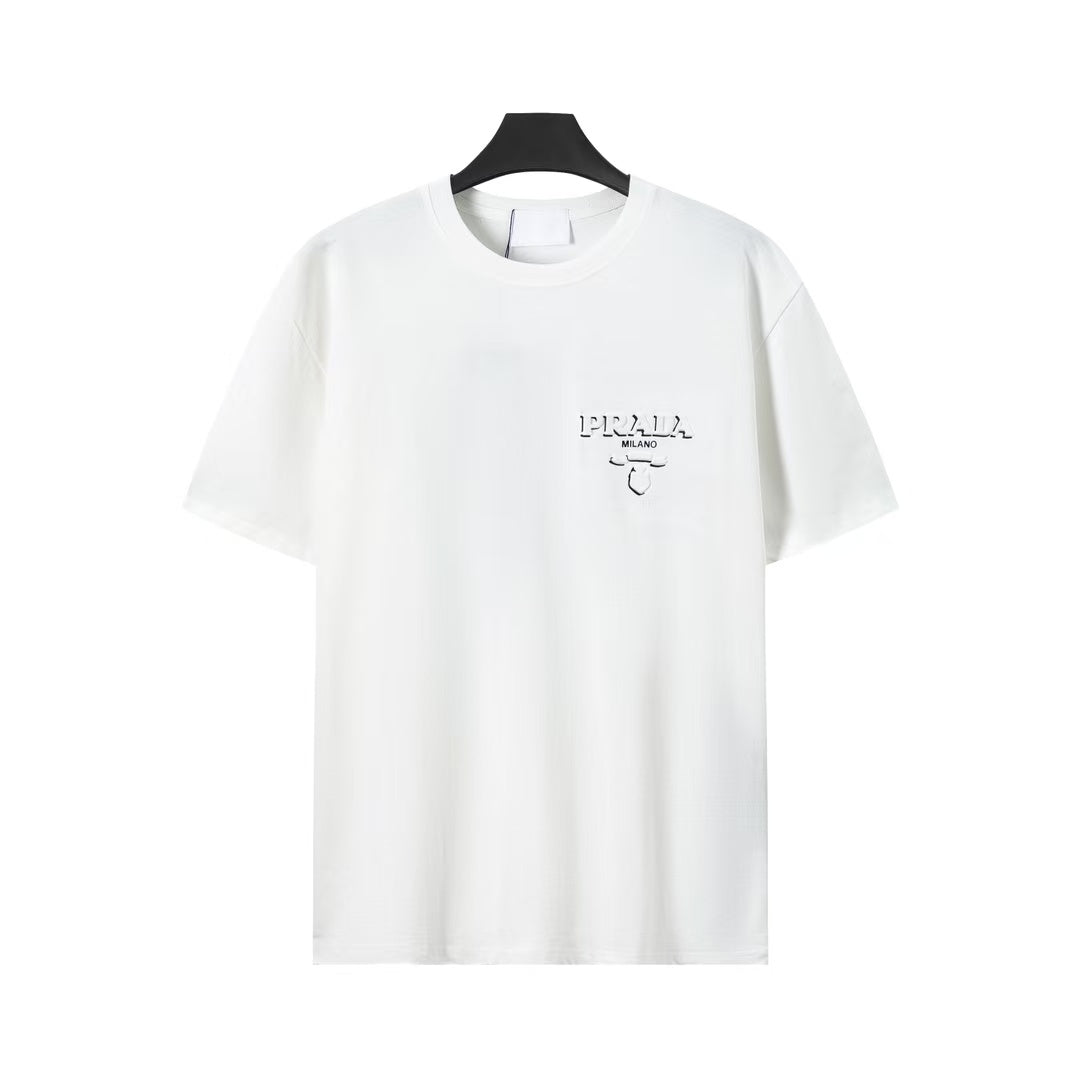 Prada basic printed rubble logo Tee