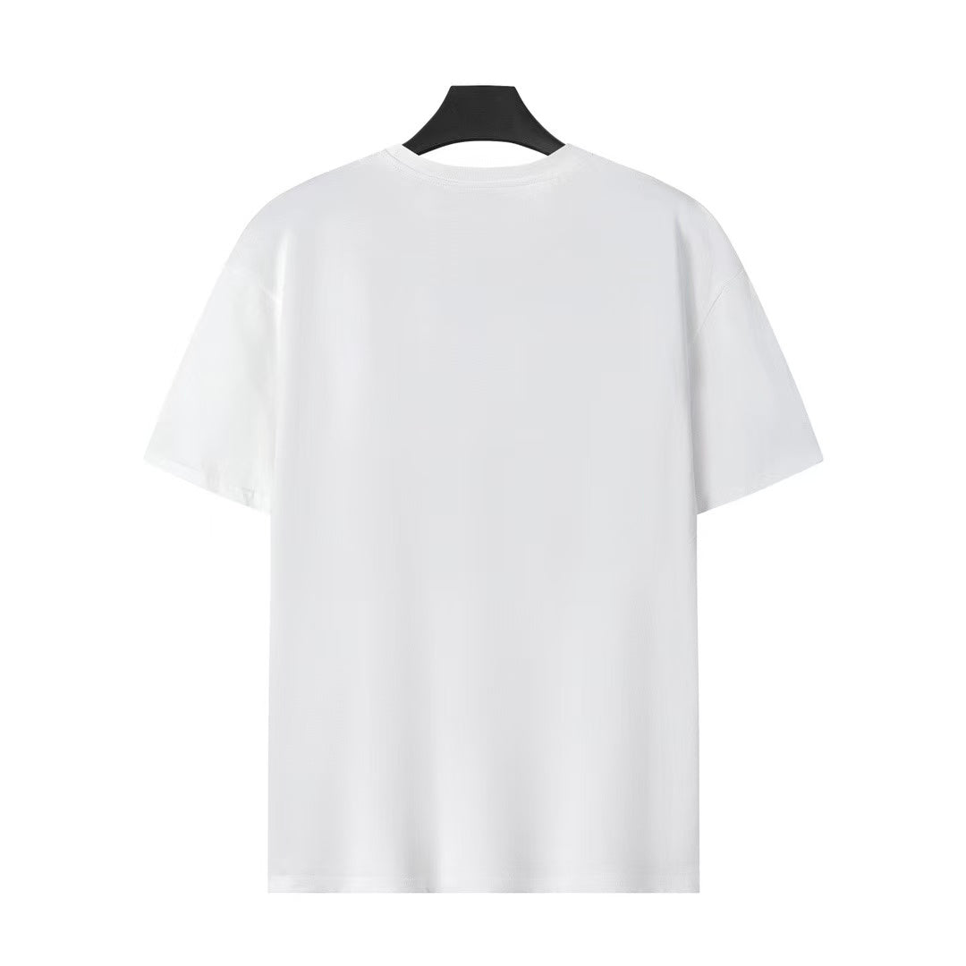 Prada basic printed rounded logo Tee