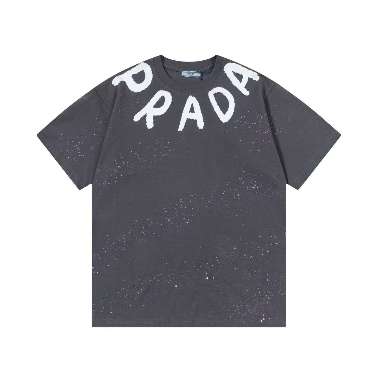 Prada galaxy star spray paint Tee