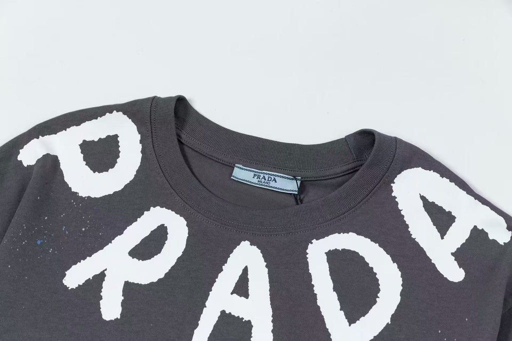 Prada galaxy star spray paint Tee