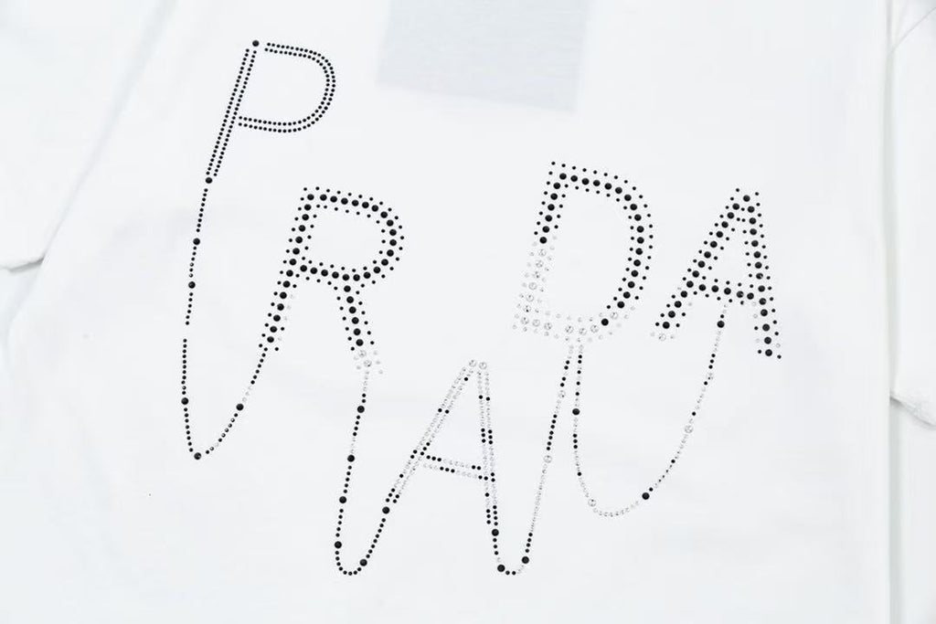 Prada diamond lining with connection Tee