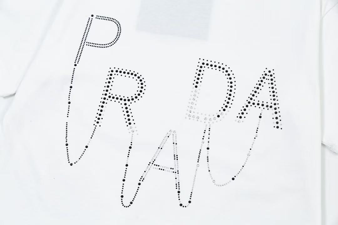 Prada diamond lining with connection Tee