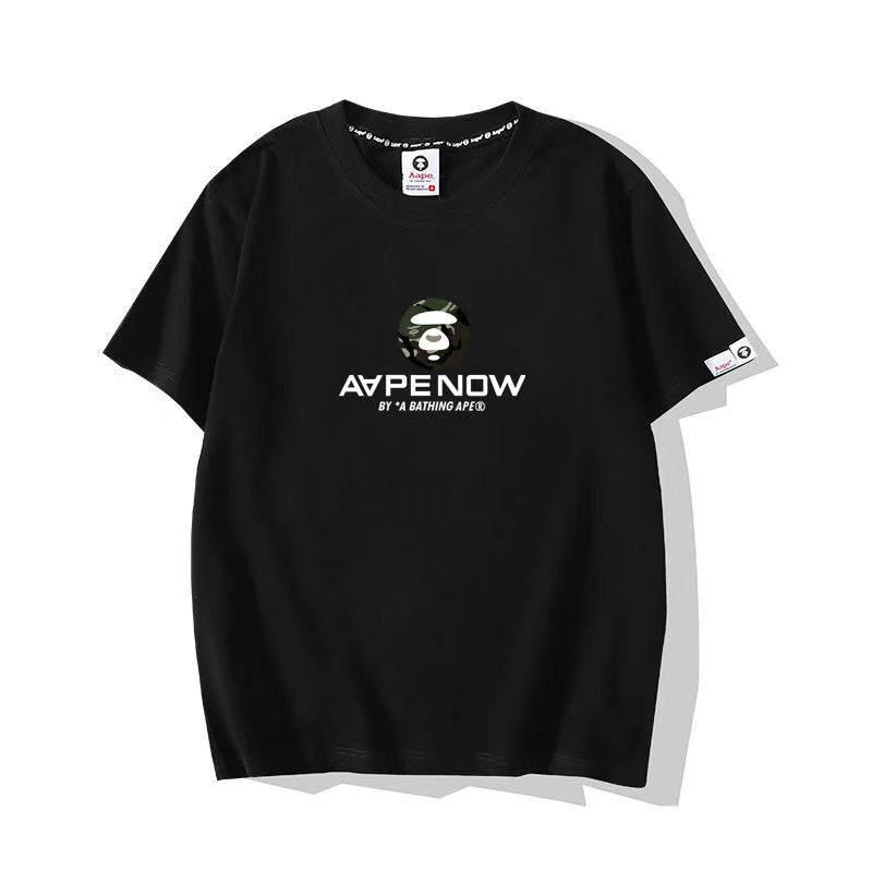AAPE Now logo designed printed Tee