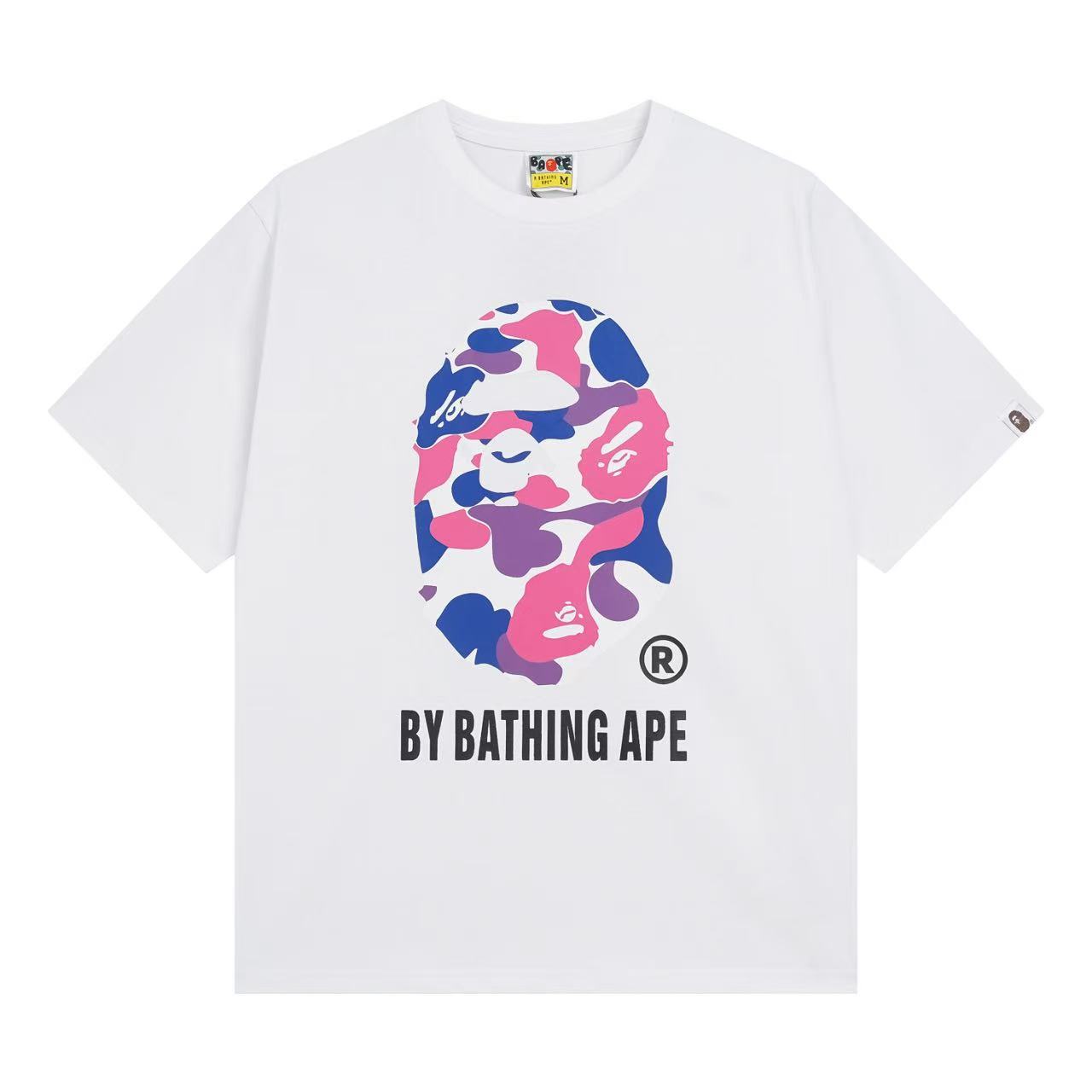 BAPE Rainbow Big Ape Head Tee