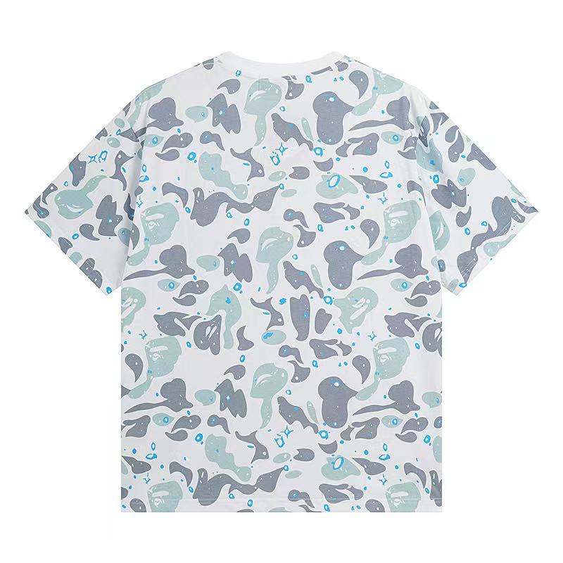 BAPE Camo White College Tee