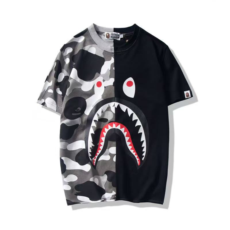 BAPE Dual Color Camo Shark Tee