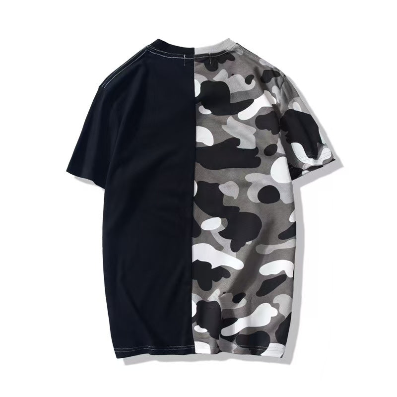 BAPE Dual Color Camo Shark Tee