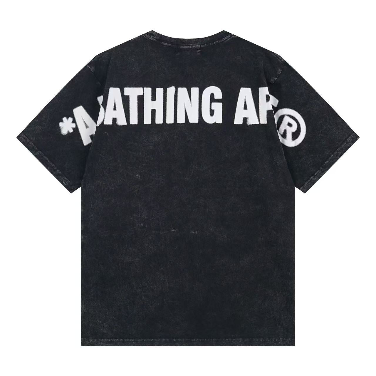 BAPE Washed Fade Big Ape Head Tee