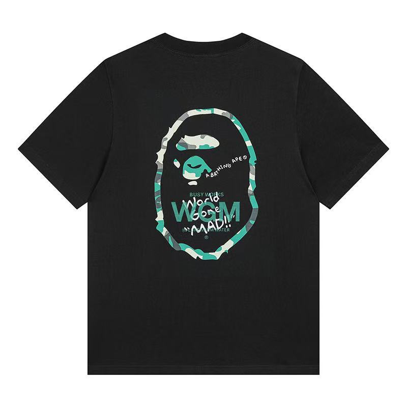 BAPE World Gone Mad Big Ape Head Tee