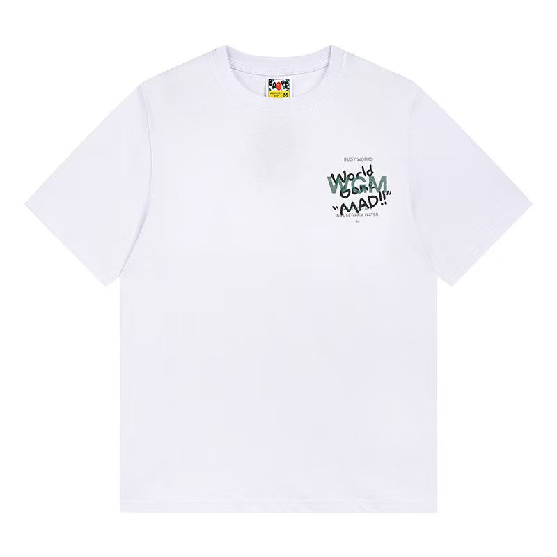 BAPE World Gone Mad Big Ape Head Tee