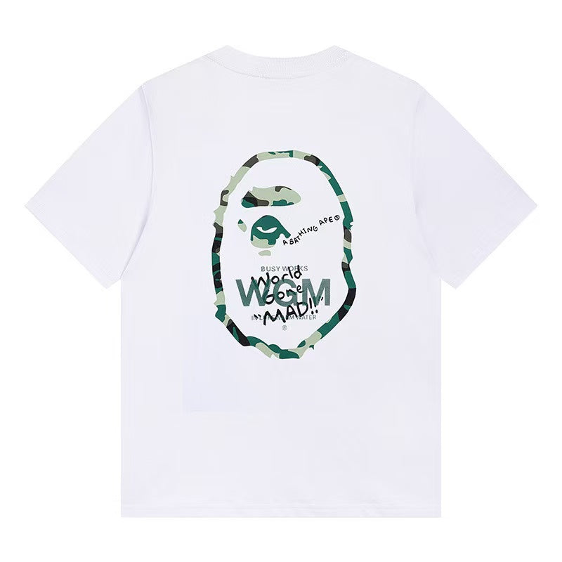 BAPE World Gone Mad Big Ape Head Tee