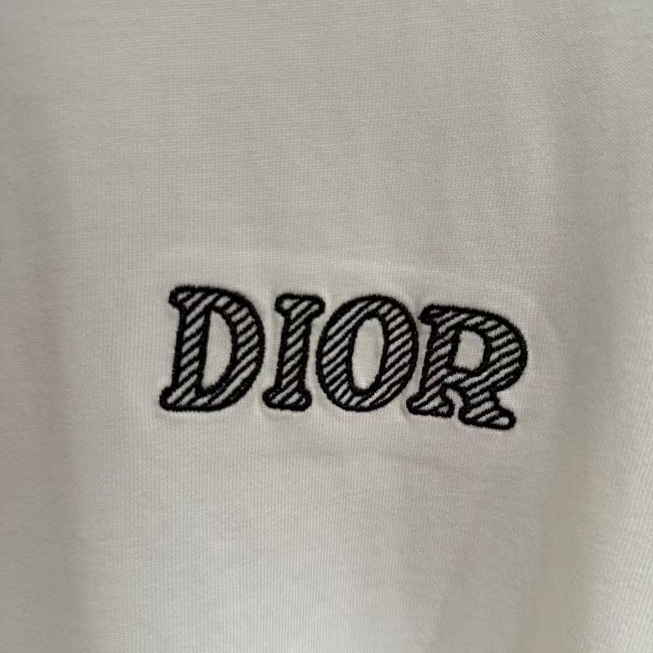 Dior Big Embroidery Logo Tee