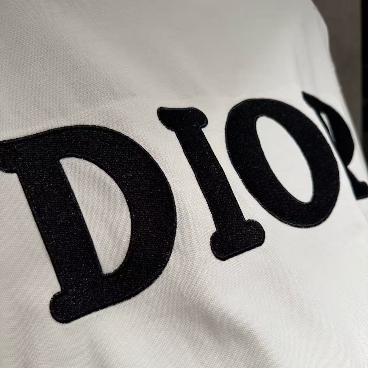 Dior Big Embroidery Logo Tee