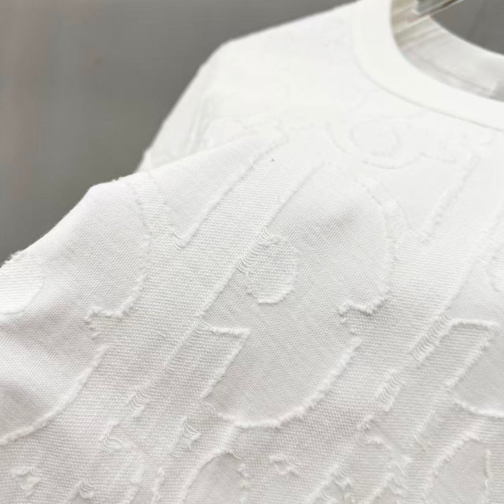 Dior Hidden Pattern Embroidered Tee