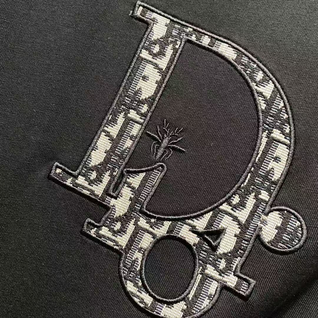 Dior Logo Patched Embroidered Tee