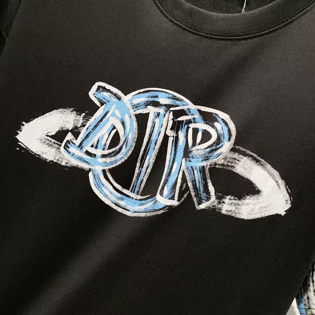 Dior Saturn Spray Paint Dior Tee