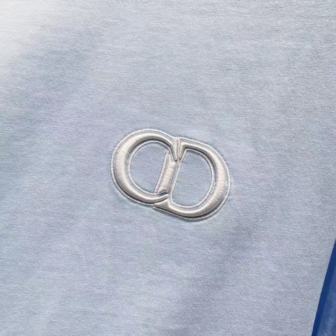 Dior CD Embroidered Logo Tee