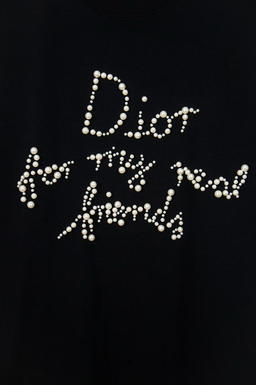 Dior CD Pearl Designed Logo Tee