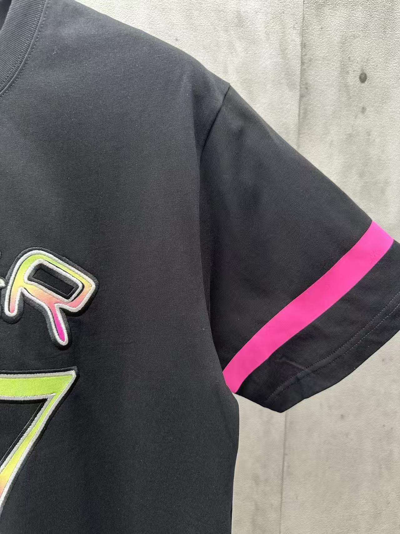 Dior Rainbow Star 47 Embroidered Tee