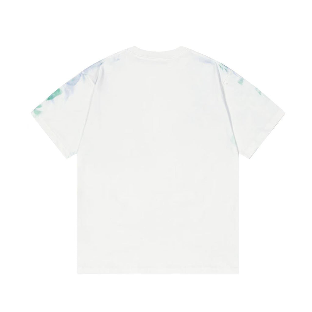 Dior Fire Shading Embroidered Logo Tee