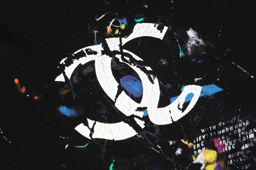 Chanel Cracked Spray Paint Tee