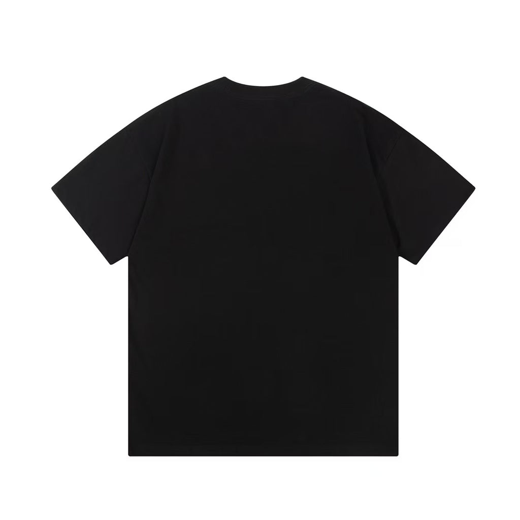 Gucci Squared Embroidered Wording Logo Tee