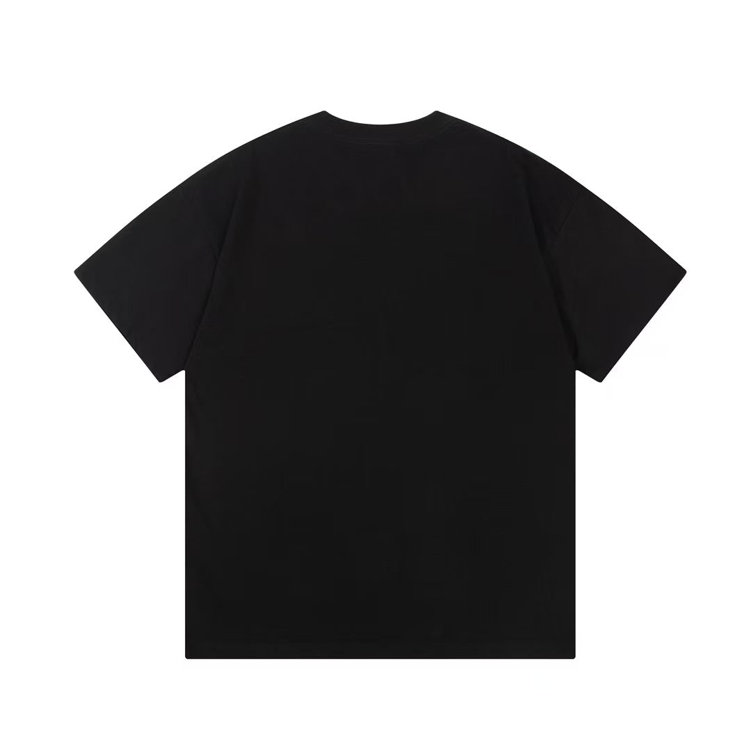 Gucci Squared Embroidered Wording Logo Tee