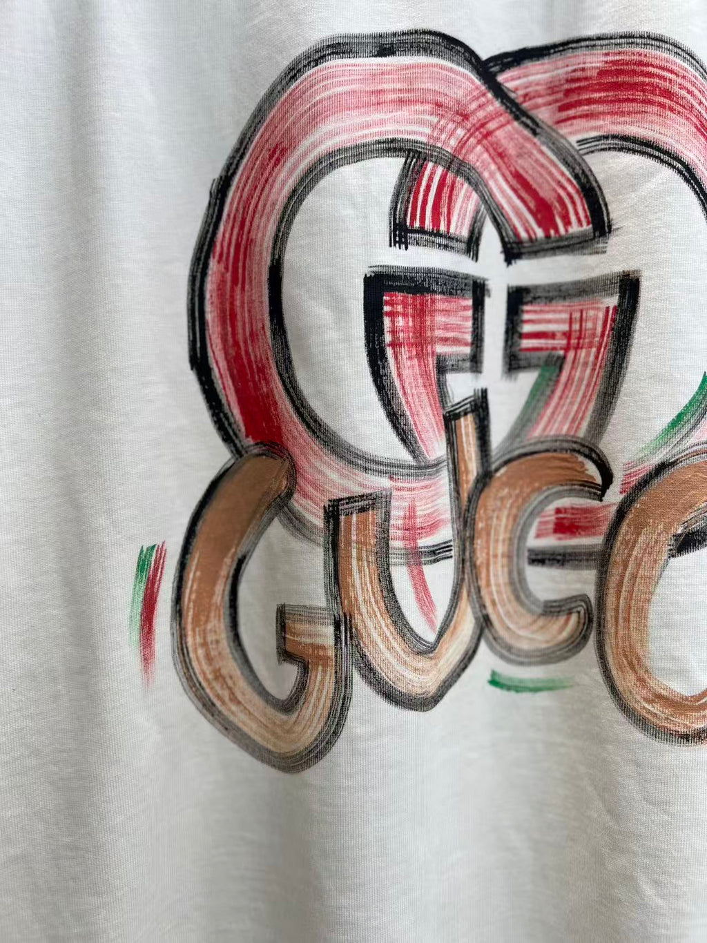 Gucci Rainbow Spray Paint Logo Tee