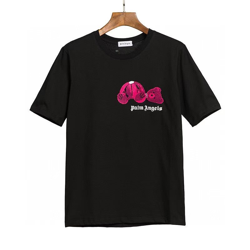 Palm Angels Embroidered Bear Head Tee