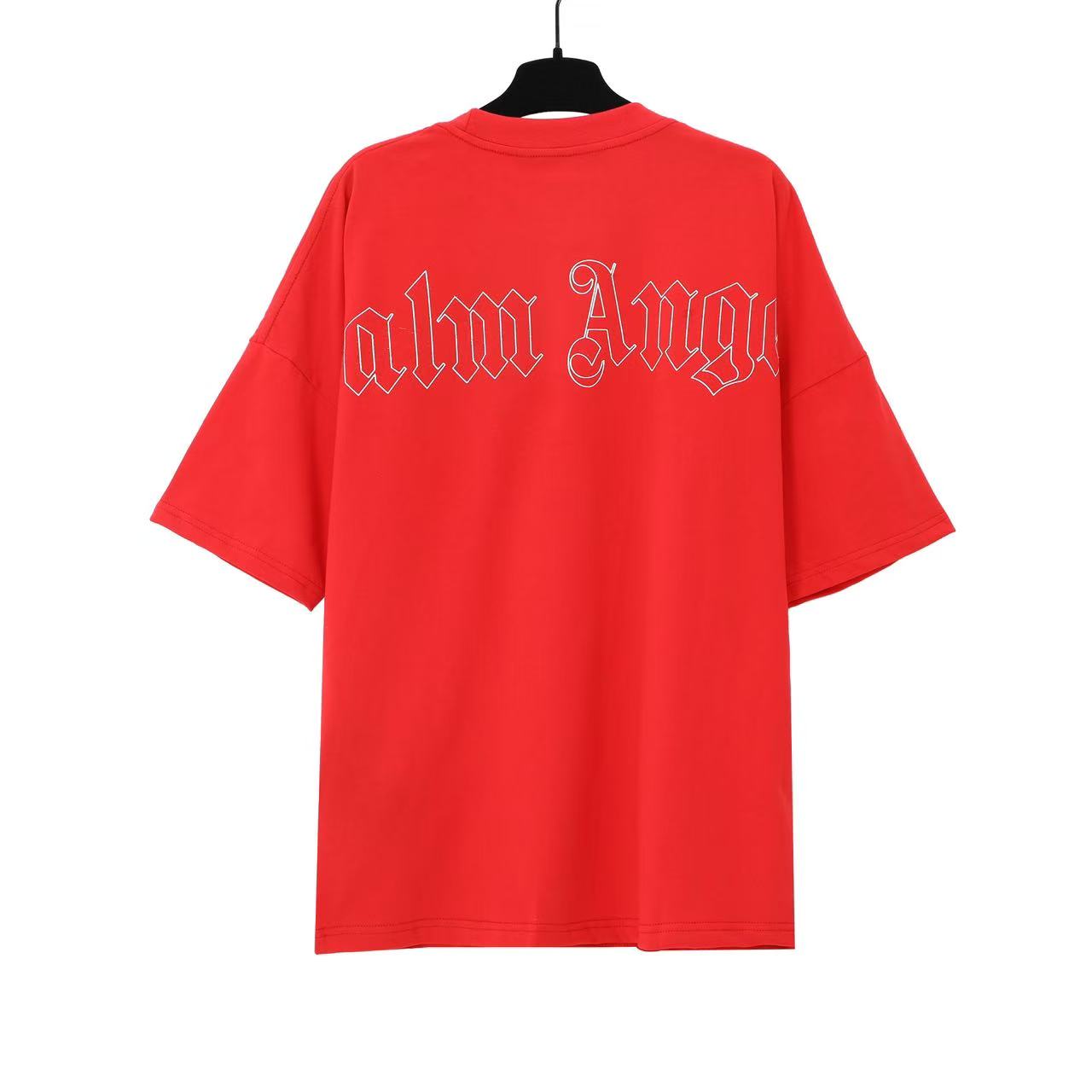 Palm Angels Dragon Embroidered Tee