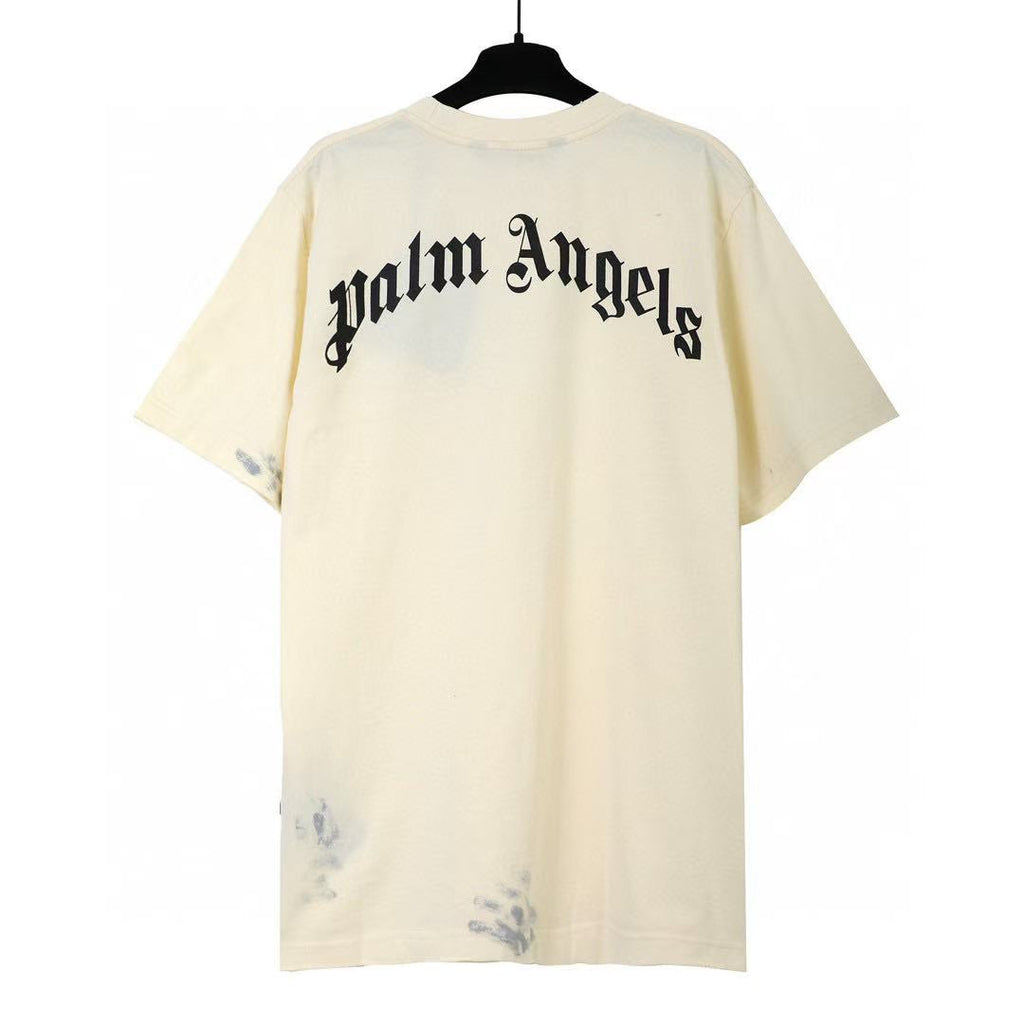 Palm Angels Spray Paint Palm Tree Tee